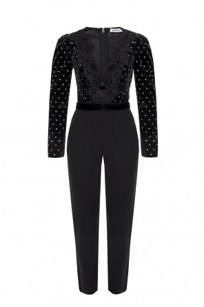 Lace-trimmed jumpsuit, zdjęcie 1 Lace-trimmed jumpsuit od Self Portrait